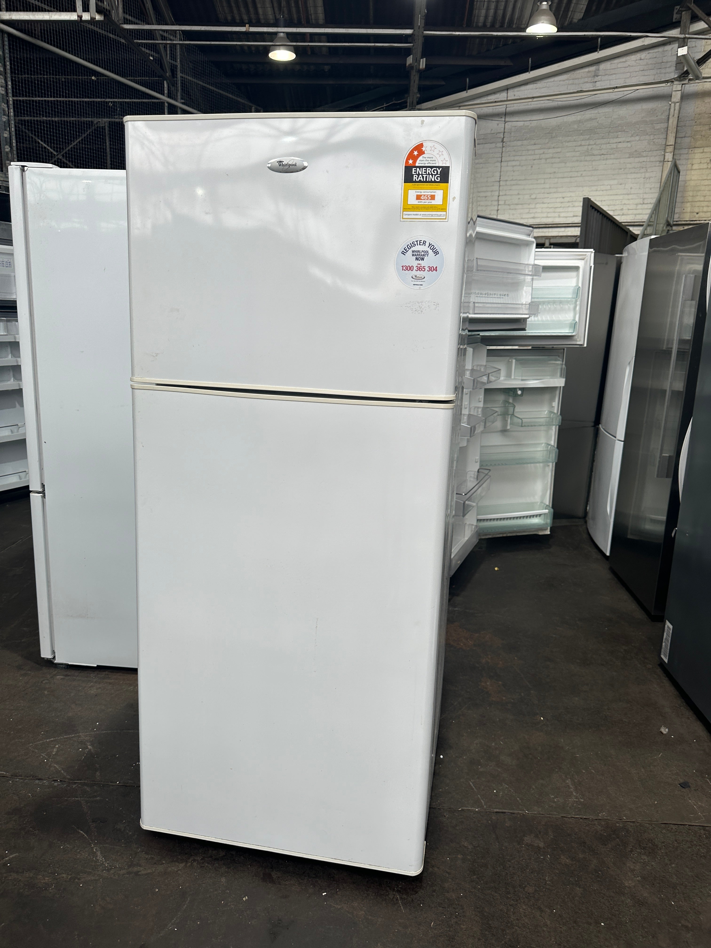 WRIT41 Whirlpool 410 L top mount fridge freezer