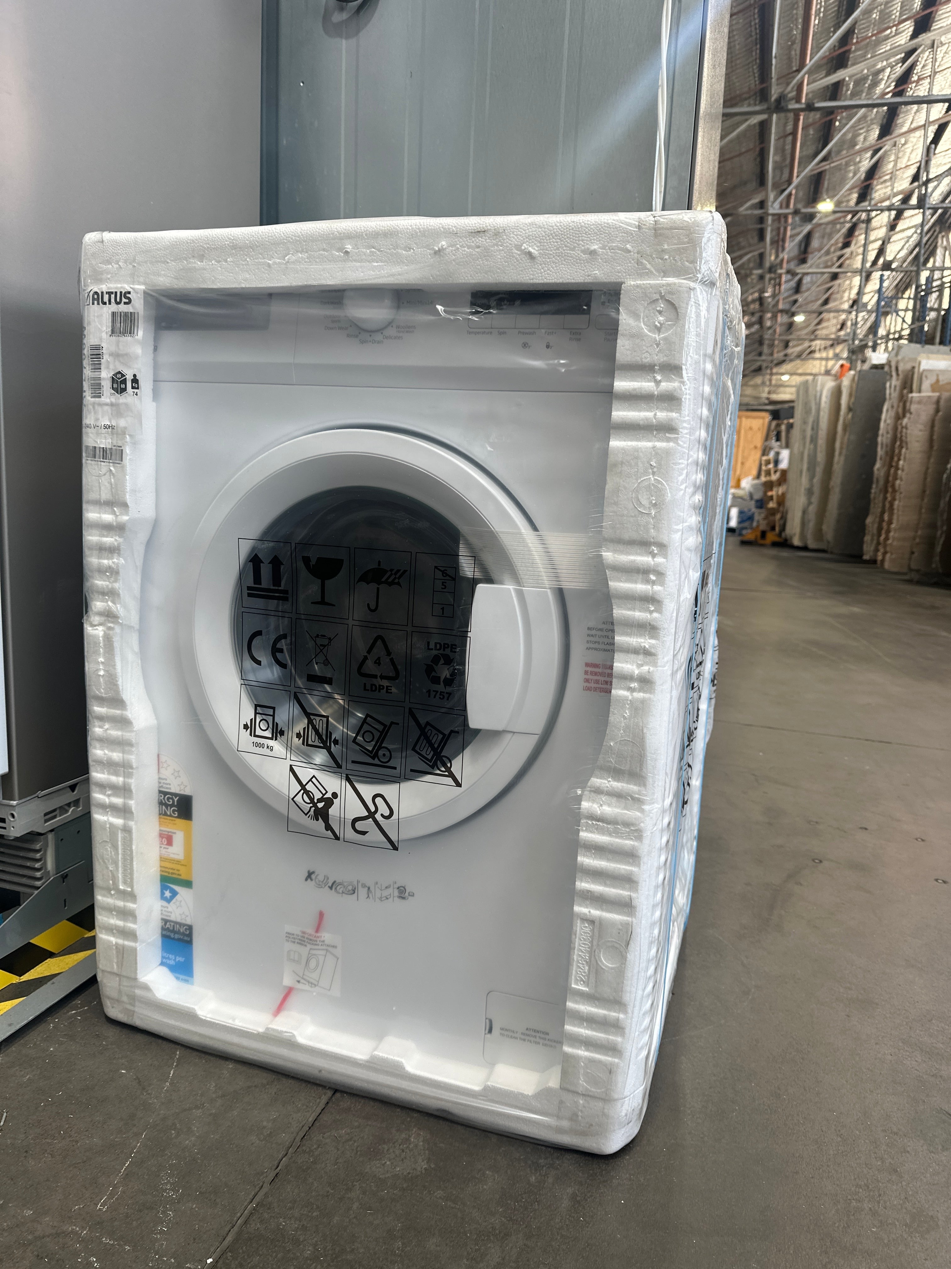 New AFL700W Altus
7 kg Washing Machine White 3 Year Warranty