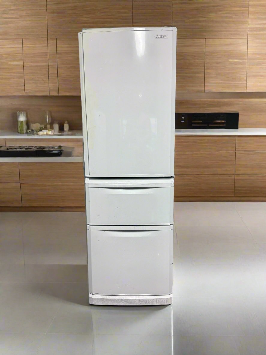 MR-C405C-W-A1 Mitsubishi 406 L bottom mount fridge freezer