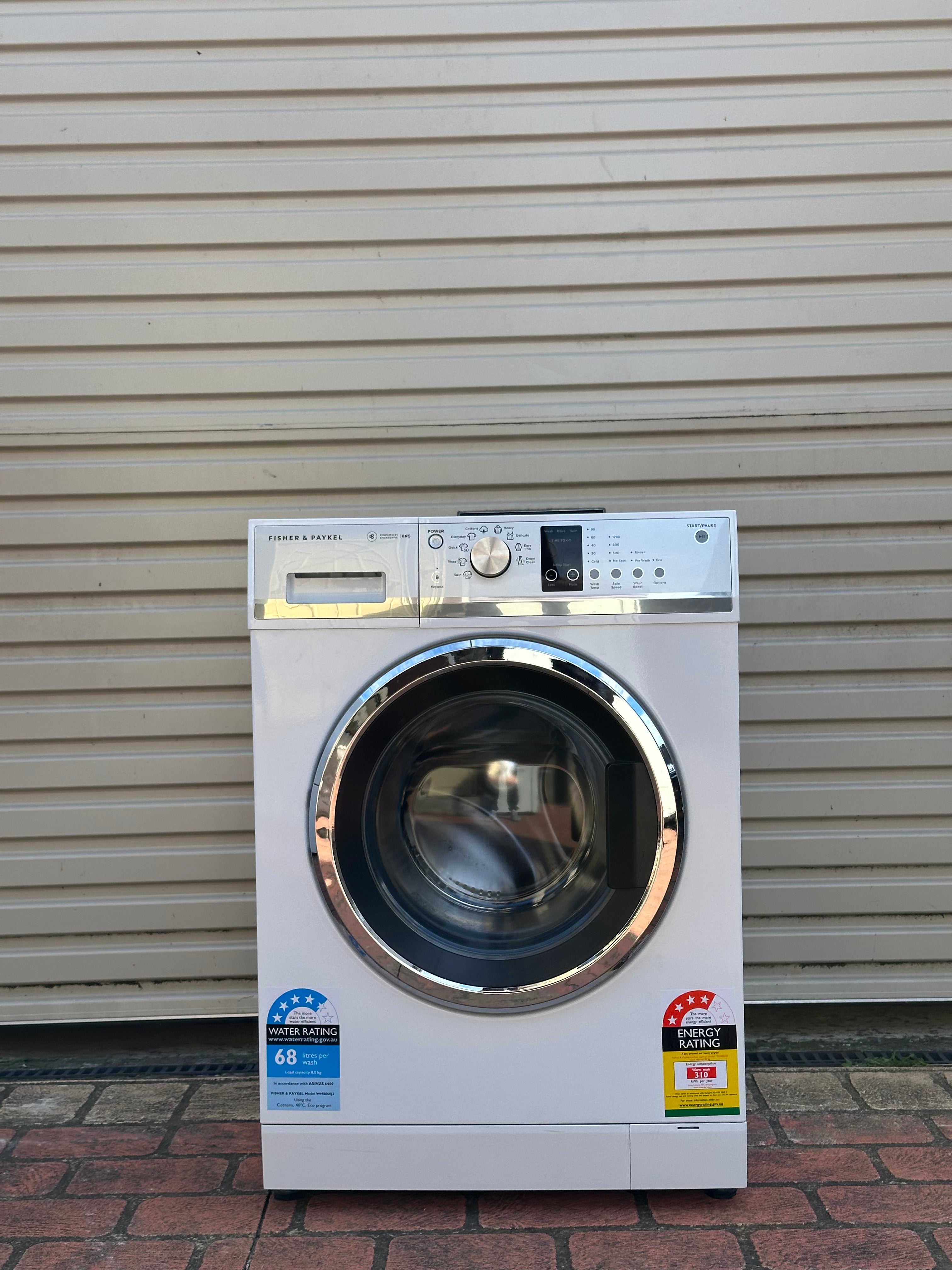 Fisher & Paykel Series 3 8kg Front Load Washing Machine WH8060J3