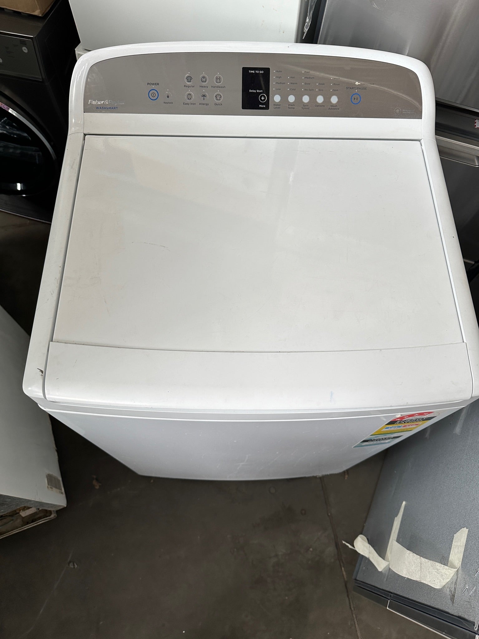 WA1068G1 Fisher and Paykel 10Kg Top loading Washing Machine Sydney