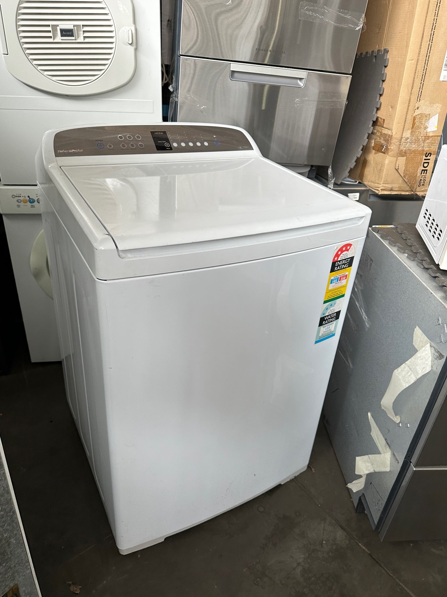 WA1068G1 Fisher and Paykel 10Kg Top loading Washing Machine Sydney Appliances Outlet